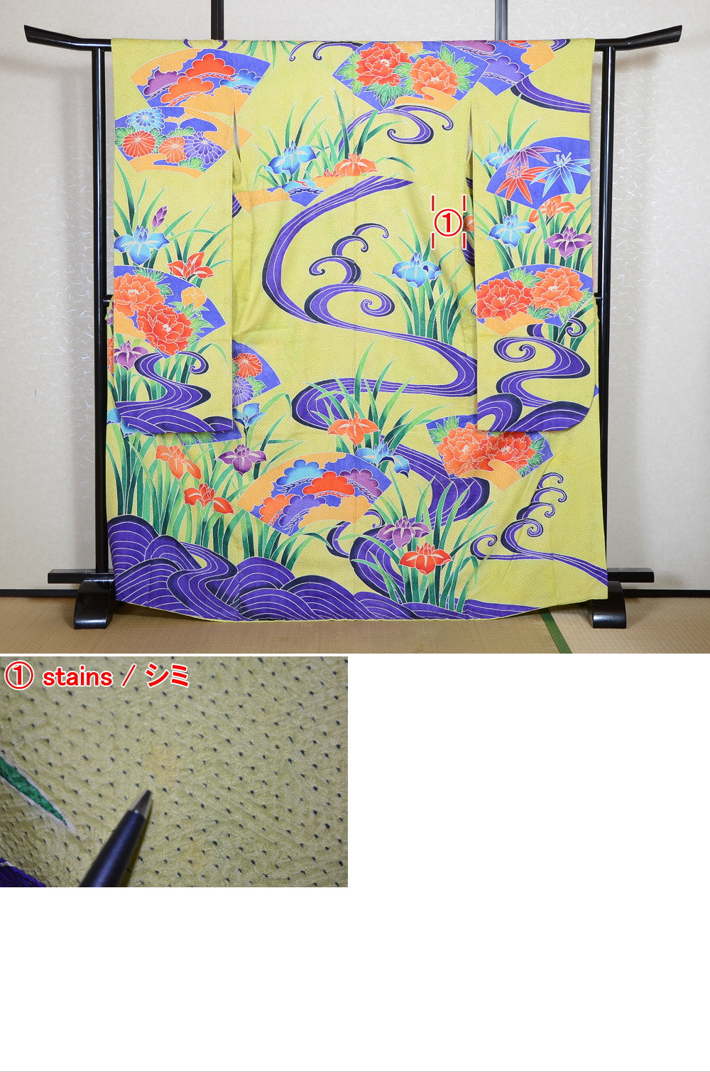 Long-sleeved kimono 6 items set / Furisode / FK#2-295