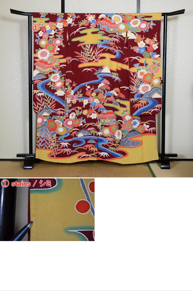 Long-sleeved kimono / Furisode / FK#2-372