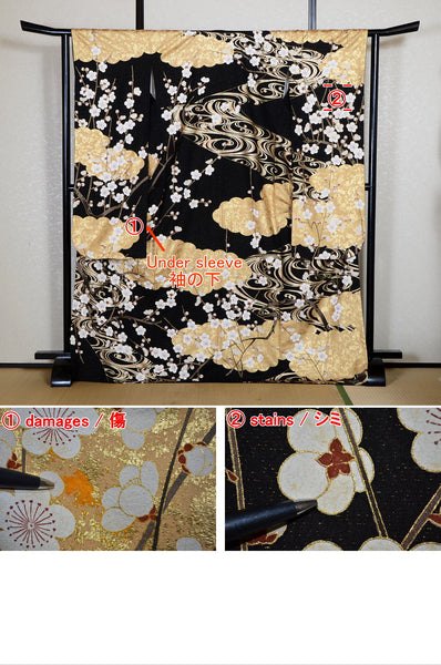 Long-sleeved kimono 6 items set / Furisode / FK#2-329