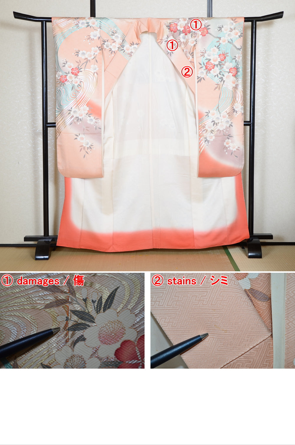 Long-sleeved kimono / Furisode / FK#1-984