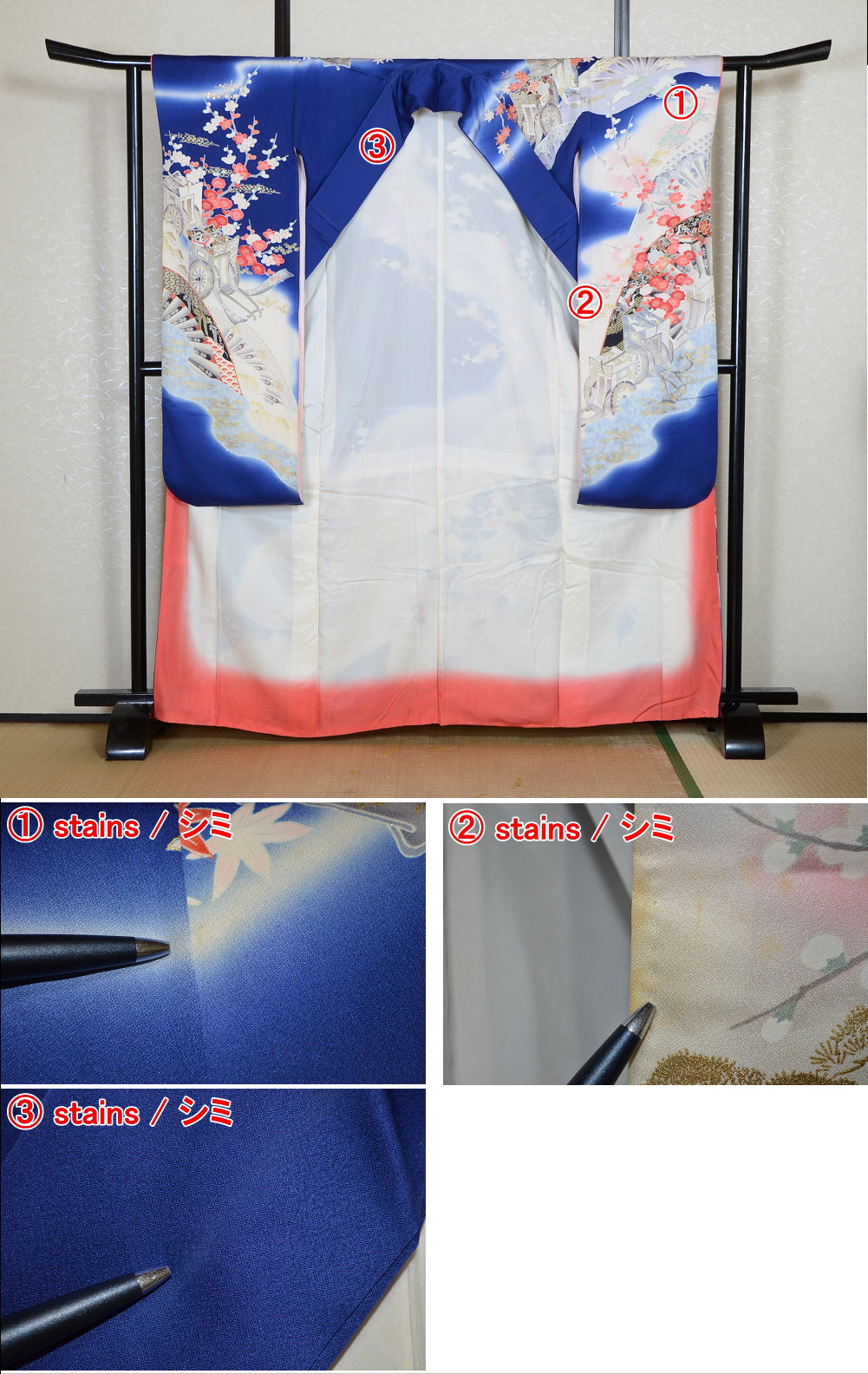 Long-sleeved kimono / Furisode / FK#2-361