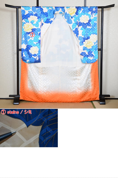 Long-sleeved kimono 6 items set / Furisode / FK#2-209