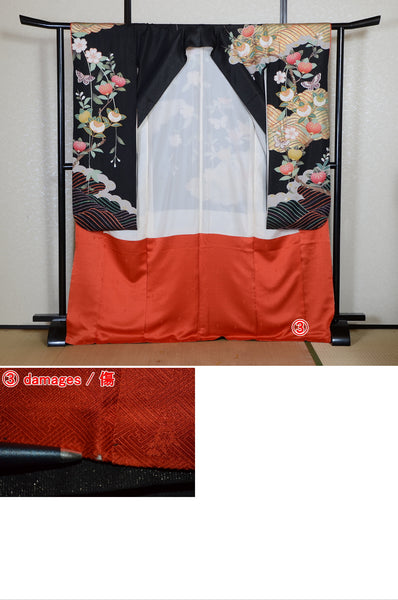 Long-sleeved kimono 6 items set / Furisode / FK#2-321
