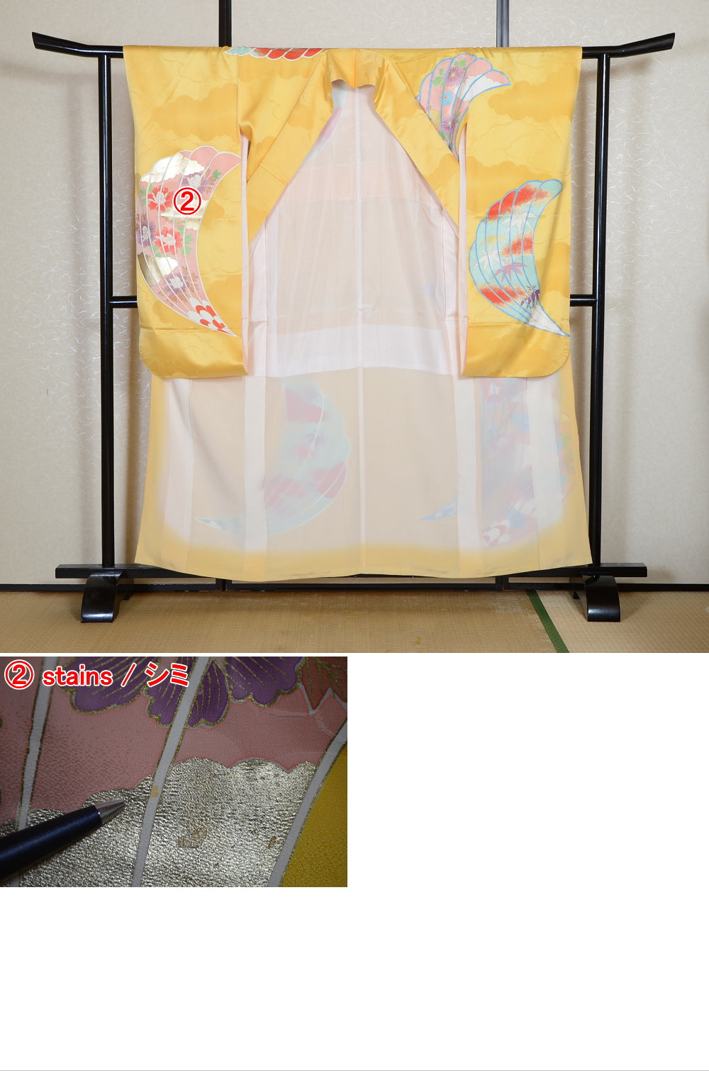 Long-sleeved kimono 6 items set / Furisode / FK#2-346