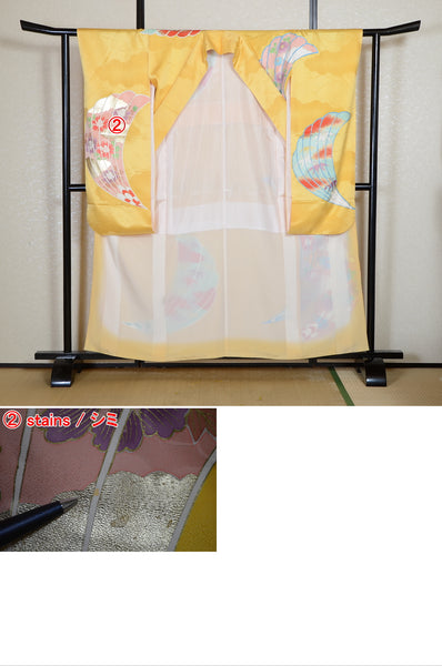 Long-sleeved kimono 6 items set / Furisode / FK#2-346
