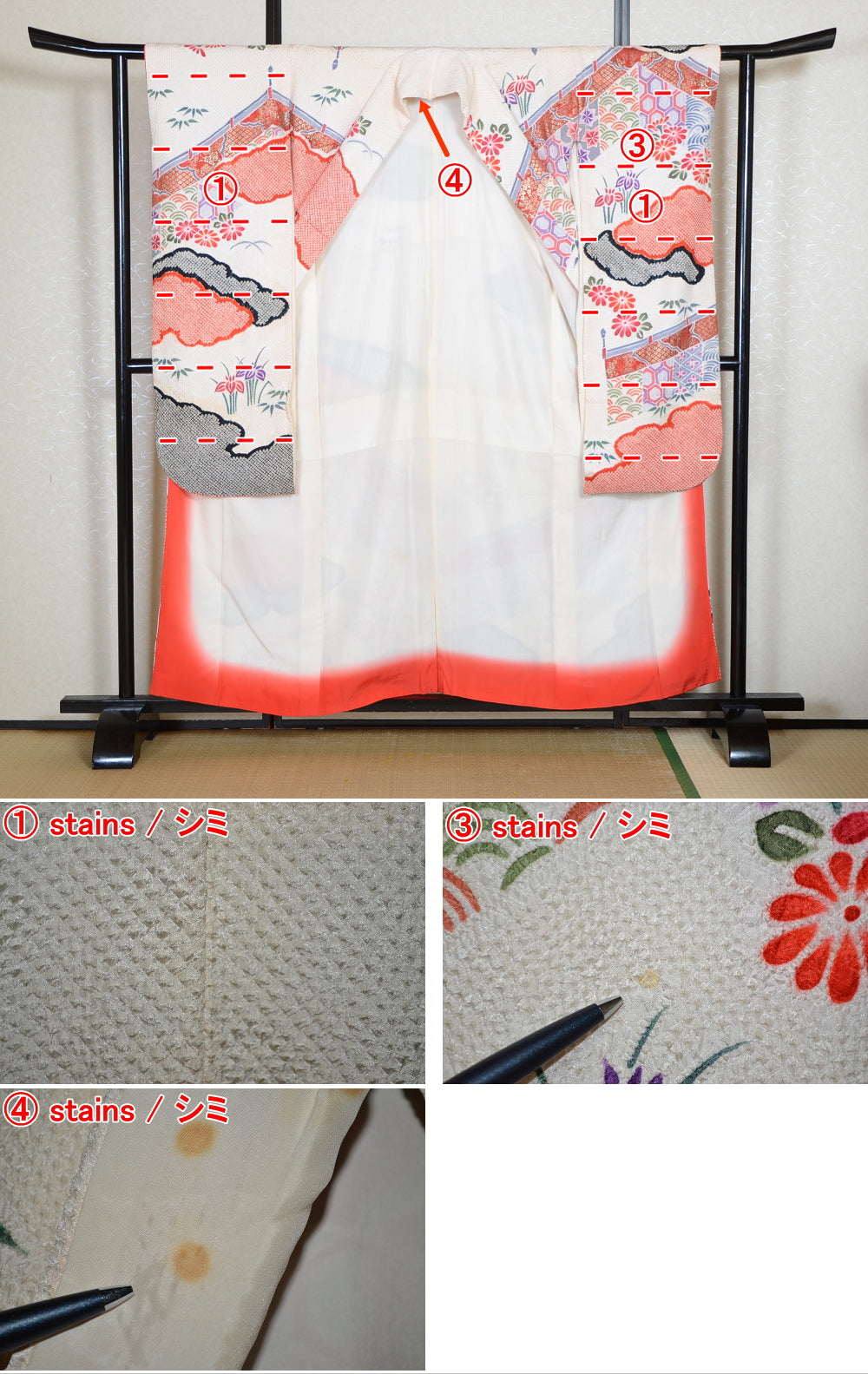 Long-sleeved kimono / Furisode / FK#2-047