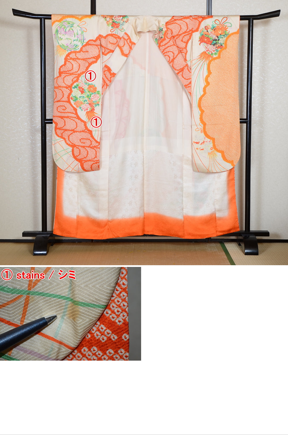 Long-sleeved kimono / Furisode / FK#2-090