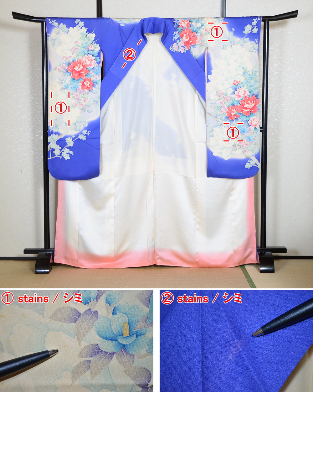 Long-sleeved kimono / Furisode / FK#1-994