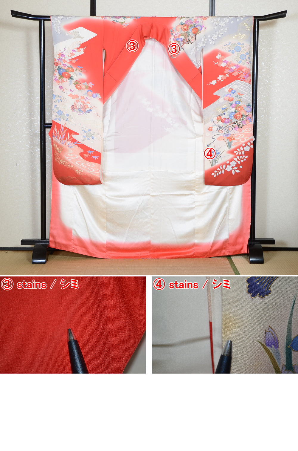 Long-sleeved kimono 6 items set / Furisode / FK#2-117