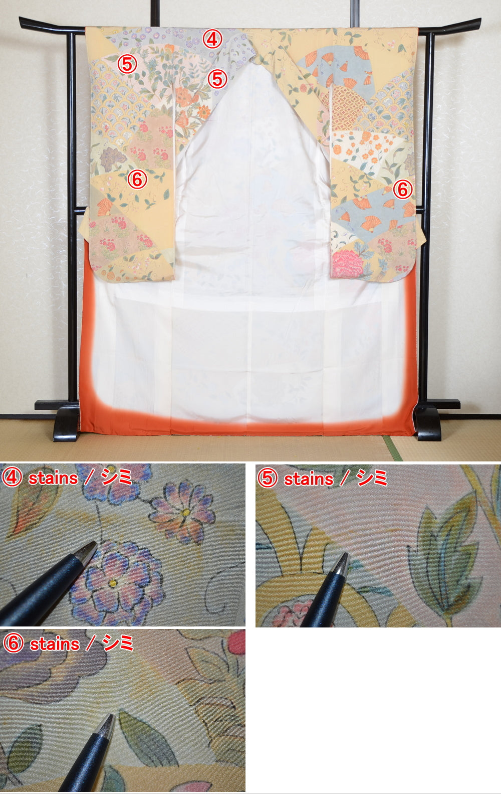 Long-sleeved kimono / Furisode / FK#2-136