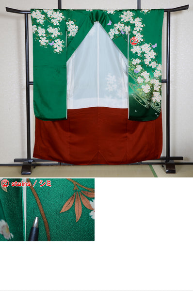 Long-sleeved kimono 6 items set / Furisode / FK#2-225