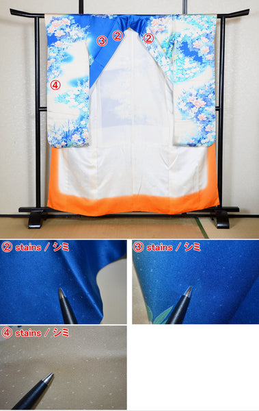 Long-sleeved kimono 6 items set / Furisode / FK#2-281