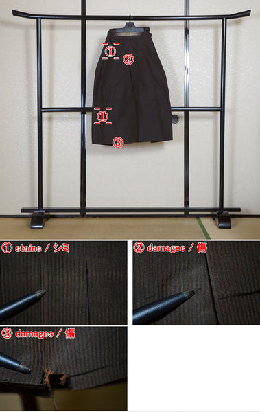 Traditional men hakama / M-hkm #519