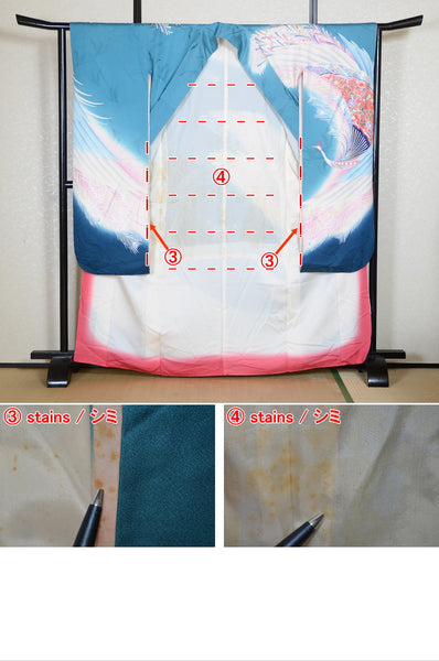 Long-sleeved kimono / Furisode / FK#2-268