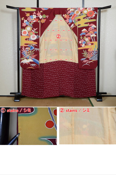 Long-sleeved kimono / Furisode / FK#2-372