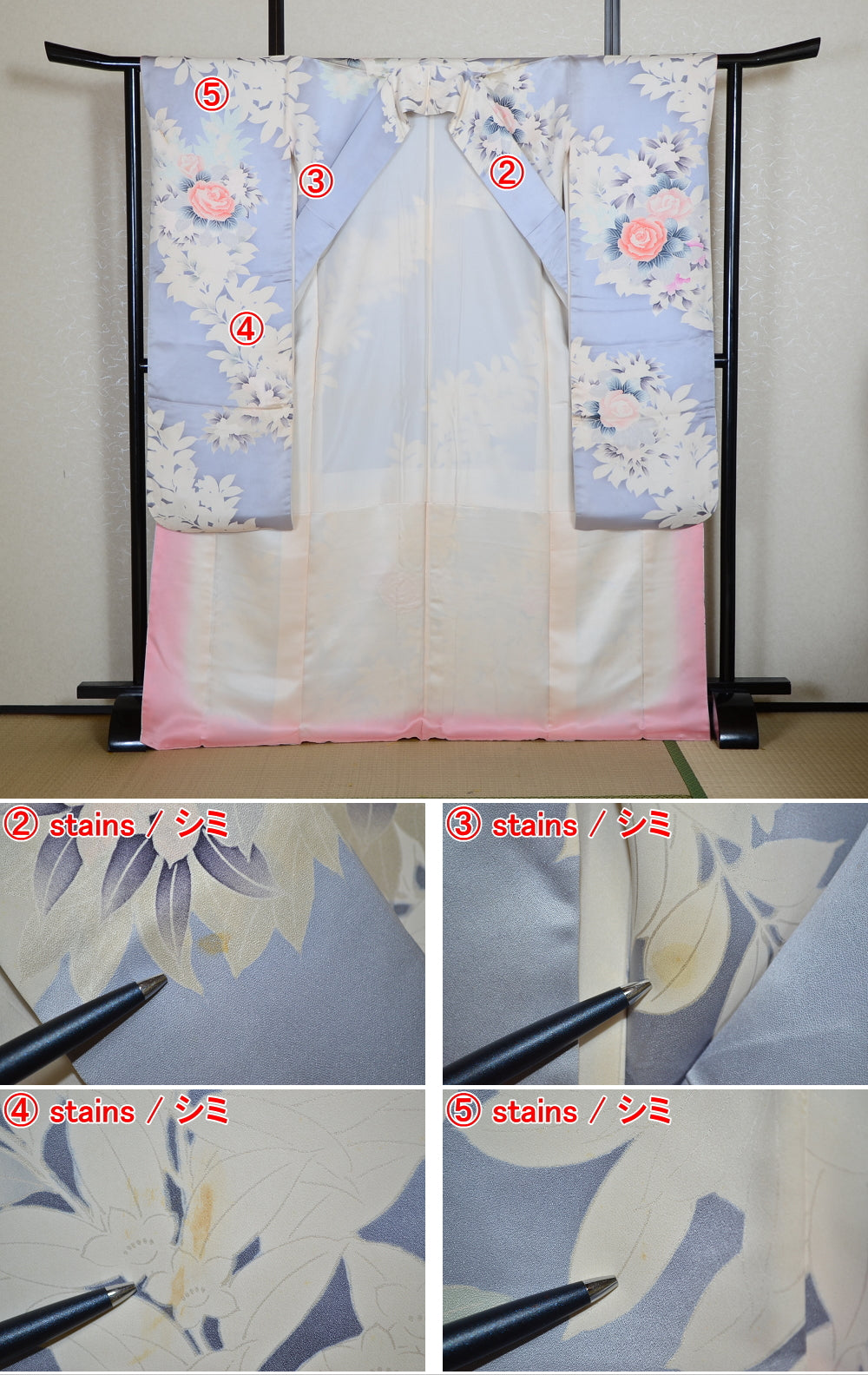 Long-sleeved kimono / Furisode / FK#1-937