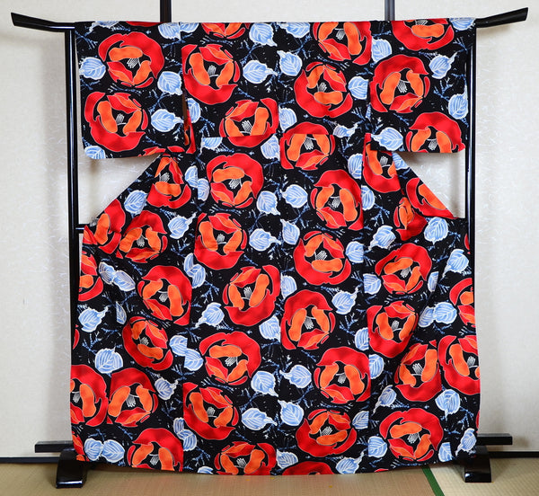 Japanese yukata kimono/ Plus size / P #317