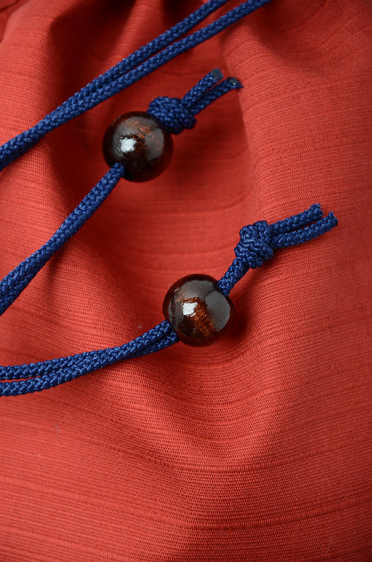 Men Kinchaku pouch / Red