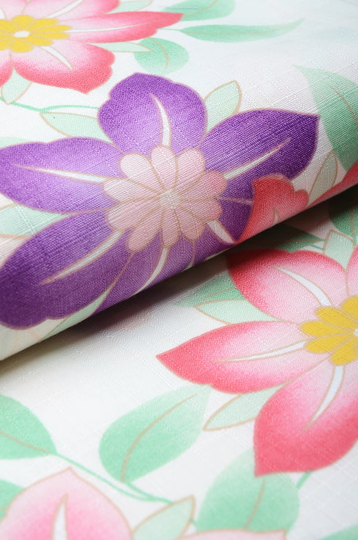 Japanese yukata kimono / D #059