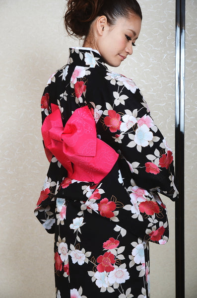 Japanese yukata kimono / D #61
