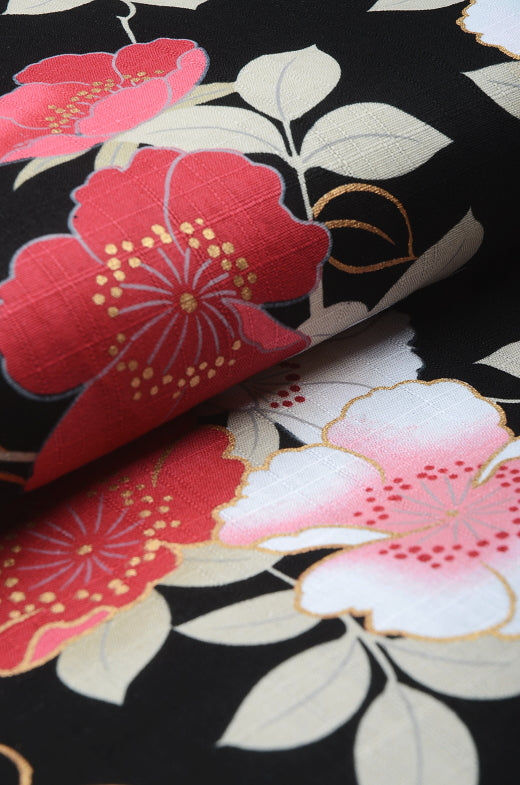 Japanese yukata kimono / D #61