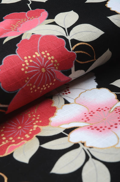 Japanese yukata kimono / D #61