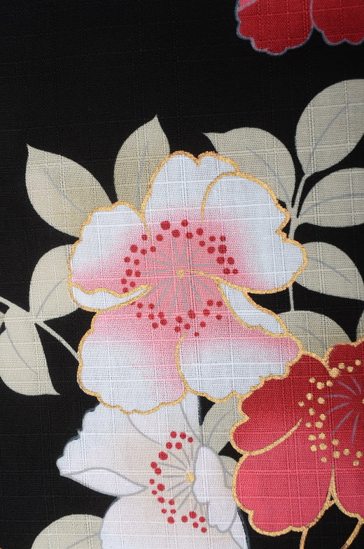 Japanese yukata kimono / D #61