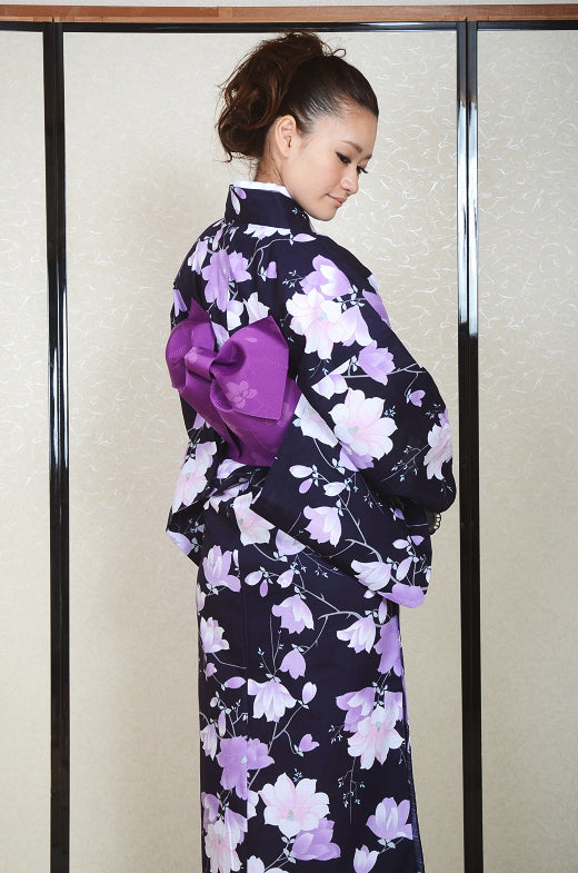 Japanese yukata kimono / D #062