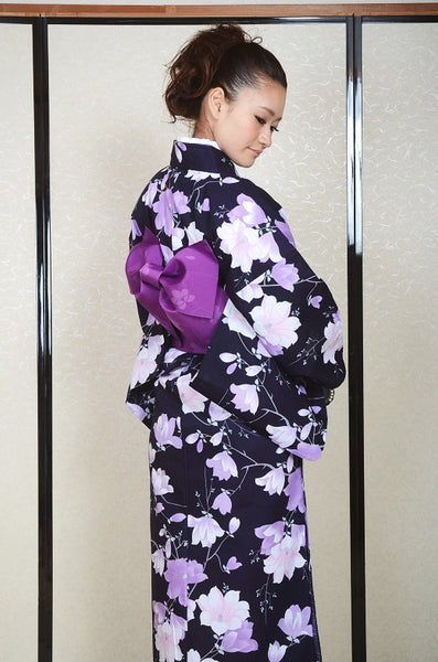 Japanese yukata kimono / D #062