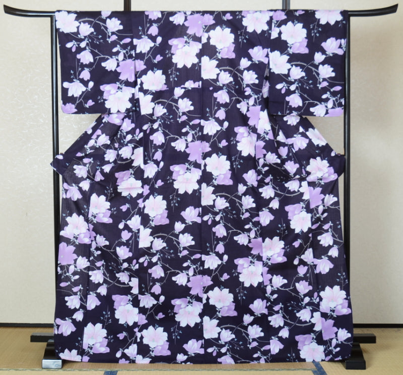 Japanese yukata kimono / D #062