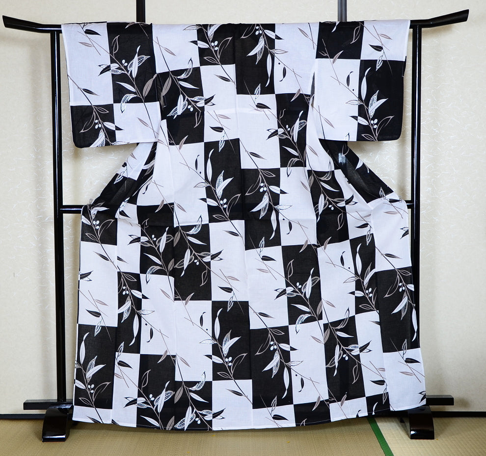 Japanese yukata kimono / D #164