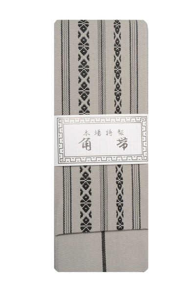 Men obi / Kenjou pattern : Gray