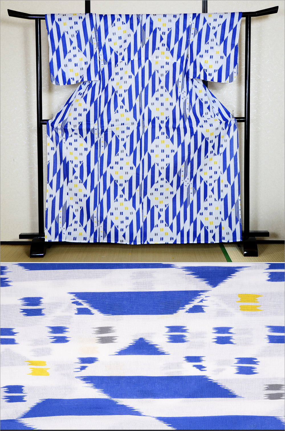 Japanese yukata kimono / H #401