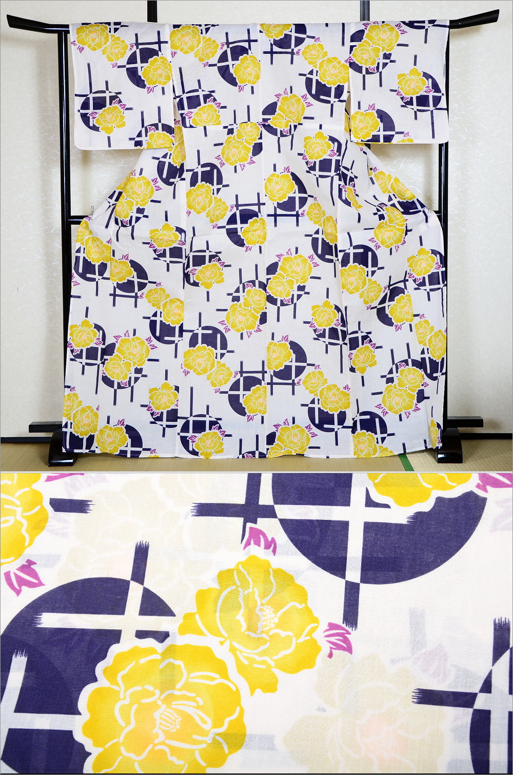 Japanese yukata kimono/ Plus size / P #302