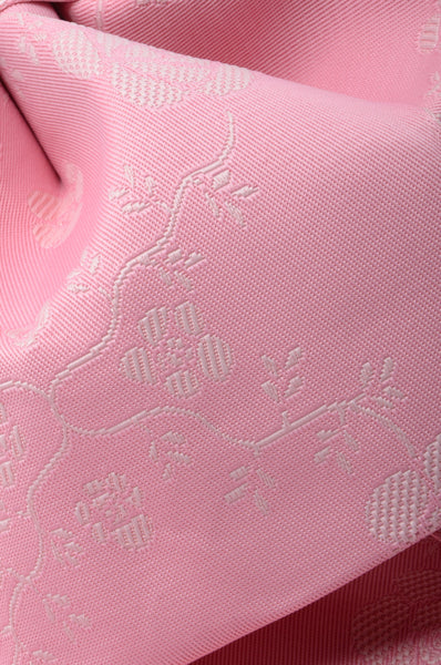 Obi belt and geta sandals set : Pre-tied / Rose pink #06