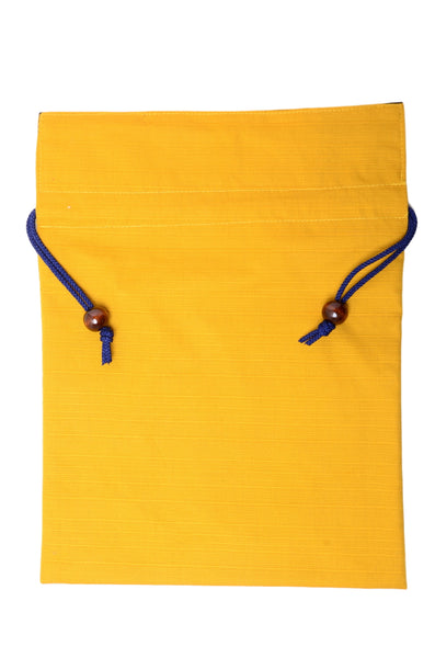 Men Kinchaku pouch / Yellow
