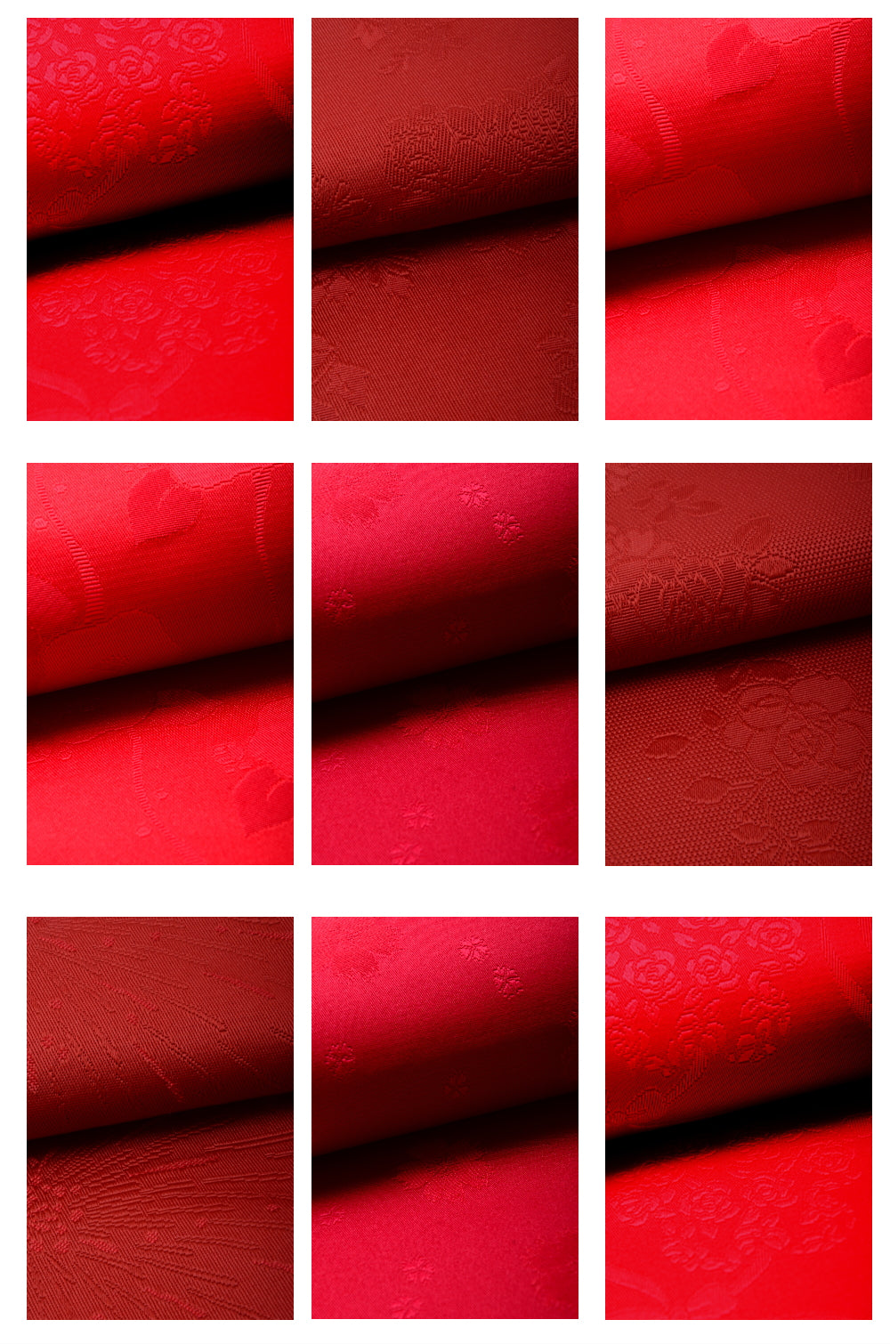 Obi belt and geta sandals set : Pattern / Red