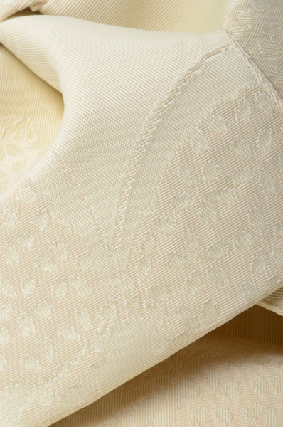 Obi belt and geta sandals set : Pre-tied / Cream #10