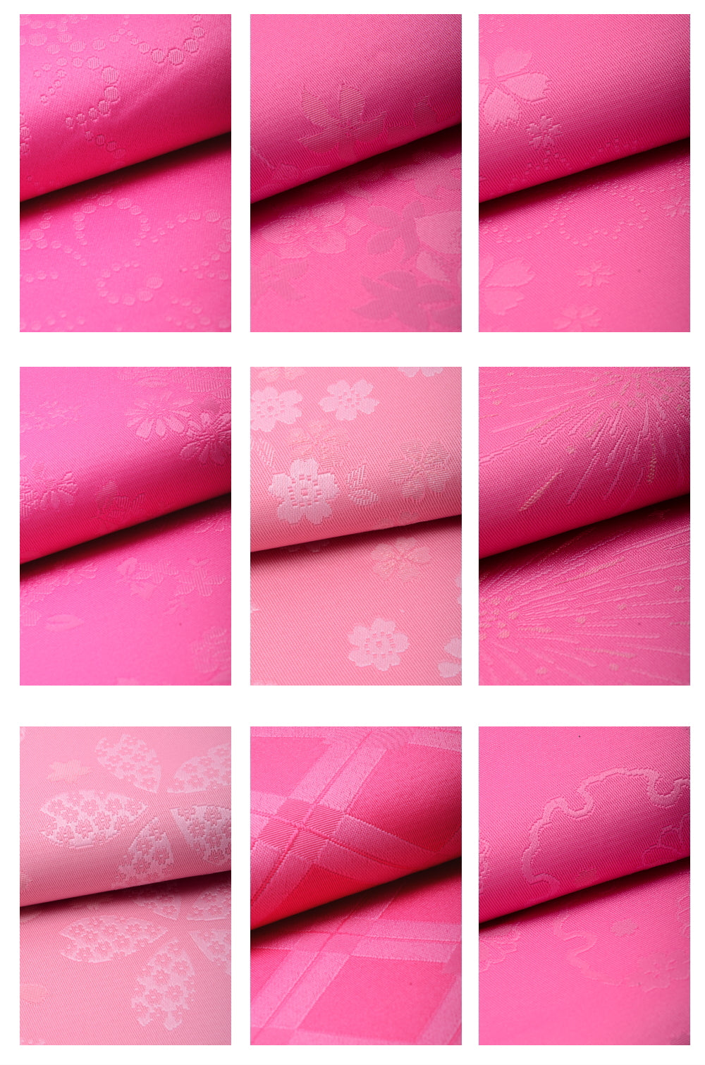 Obi belt and geta sandals set : Pattern / Pink