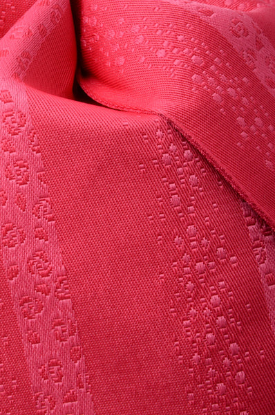 Obi belt and geta sandals set : Pre-tied / Scarlet #03