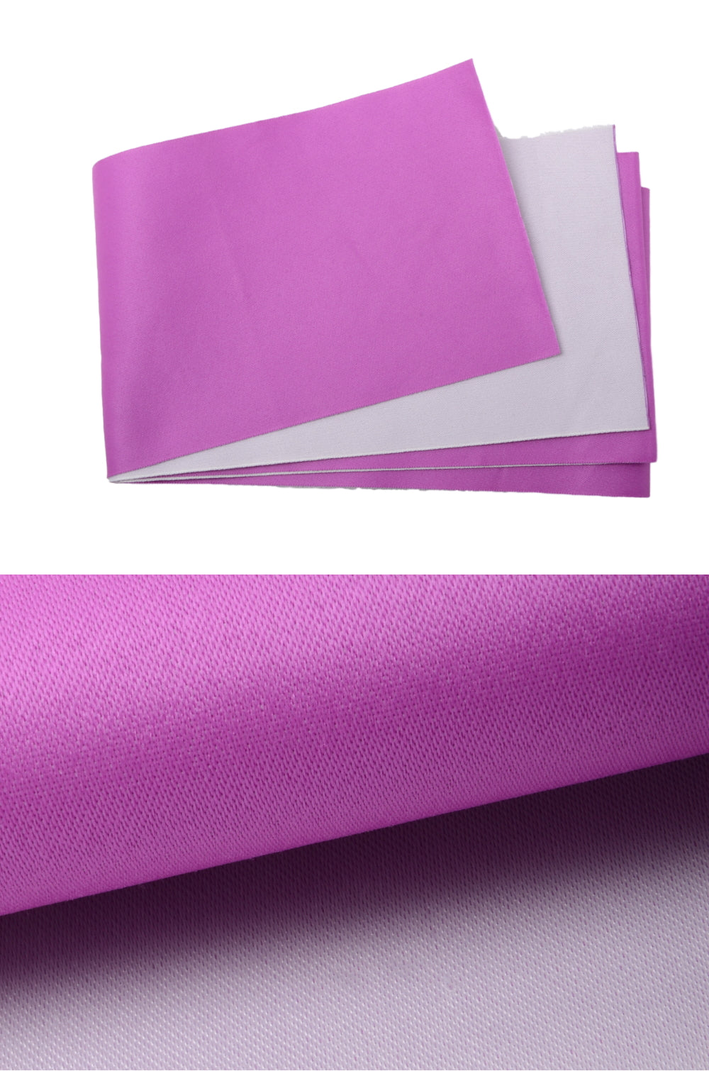 Obi belt and geta sandals set : Plain / Pale purple and Light gray