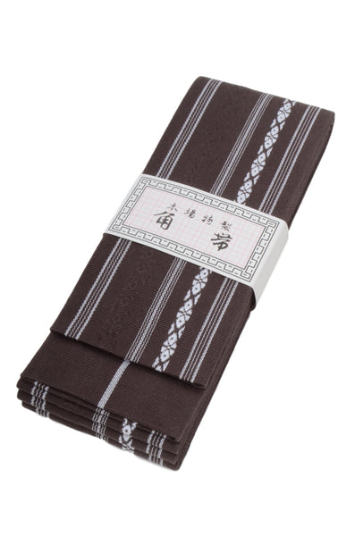 Men obi / Kenjou pattern : Brown