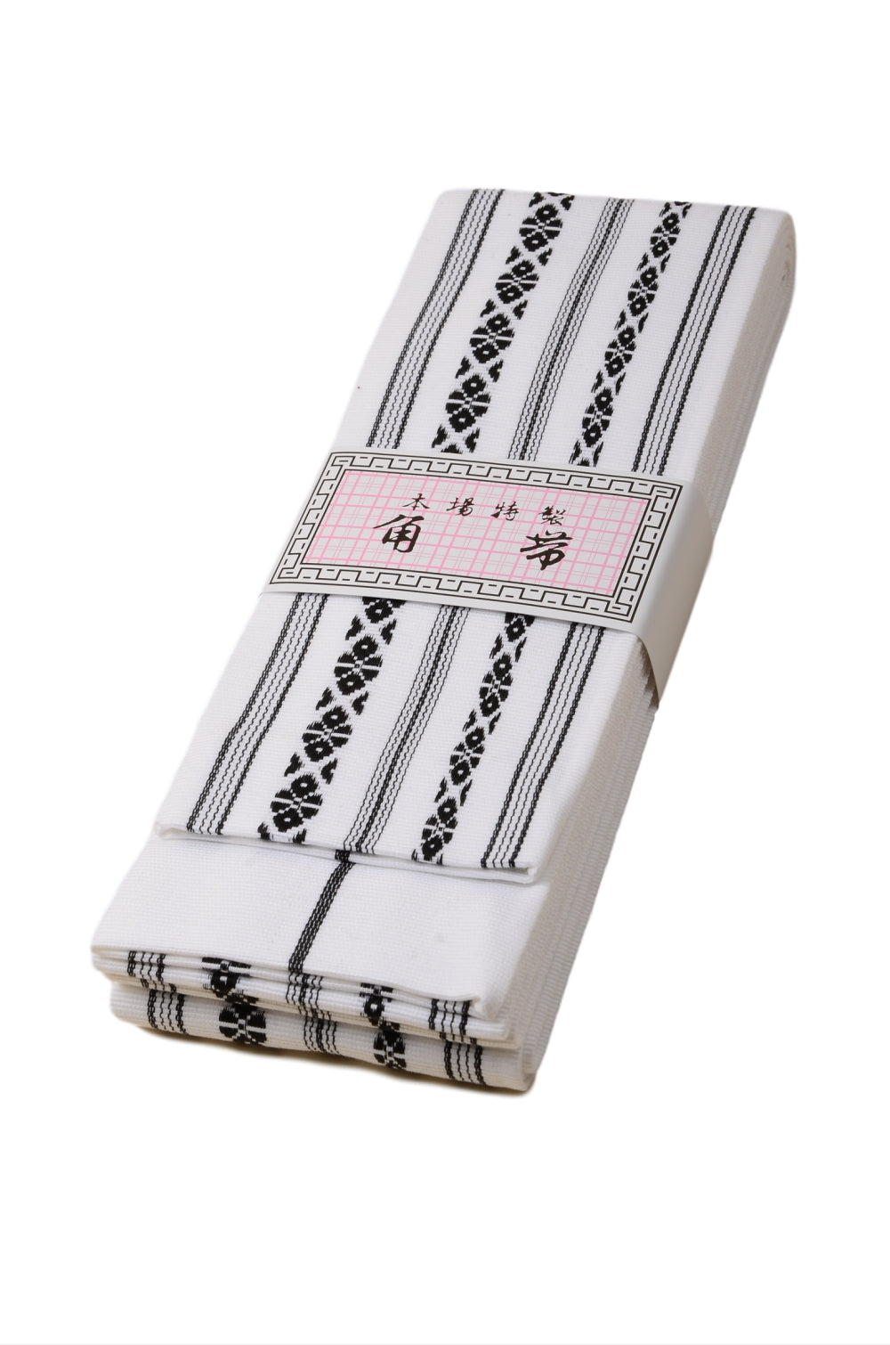 Men obi belt and Setta sandals set : White