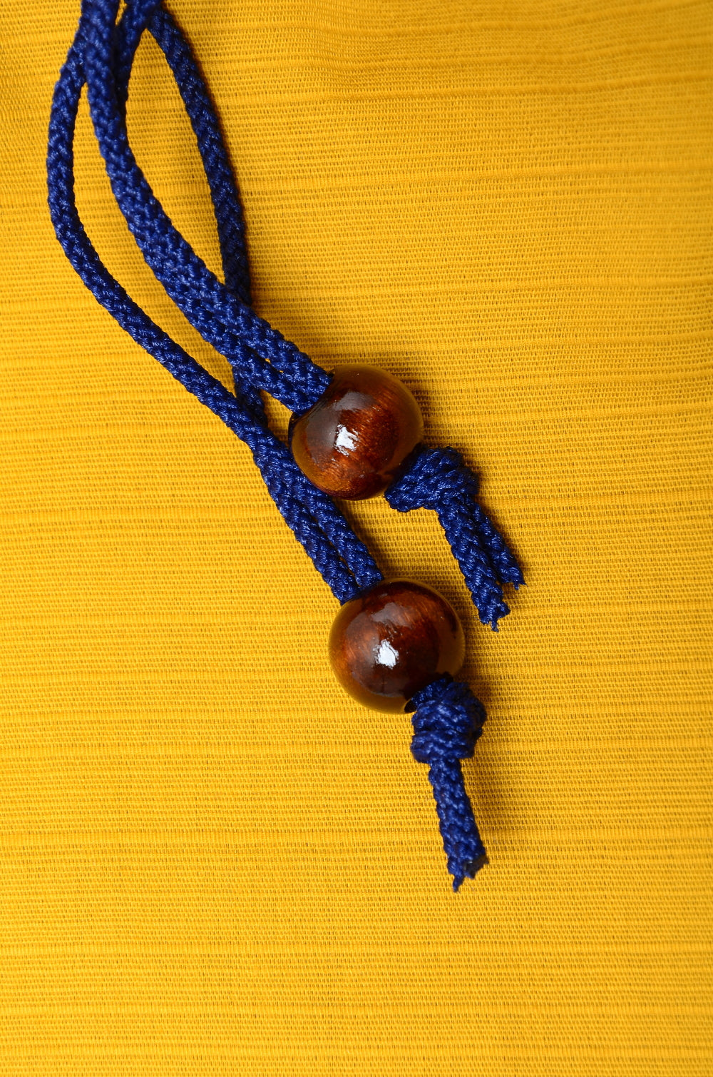 Men Kinchaku pouch / Yellow