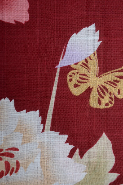 Japanese yukata kimono / D #066