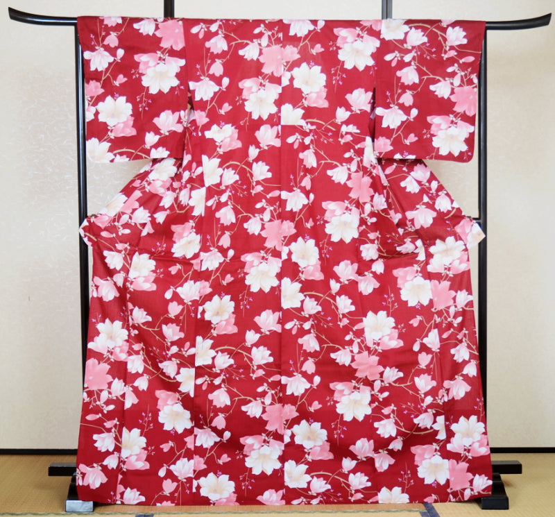 Japanese yukata kimono / D #067