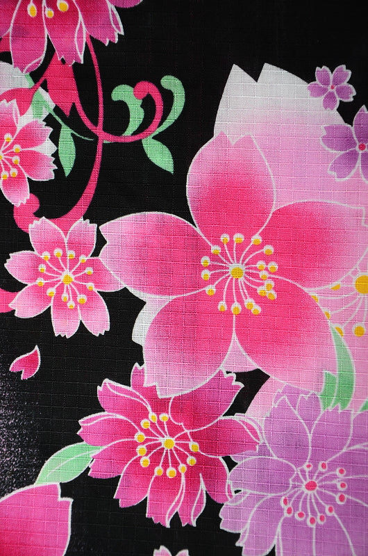 Japanese yukata kimono / D #075