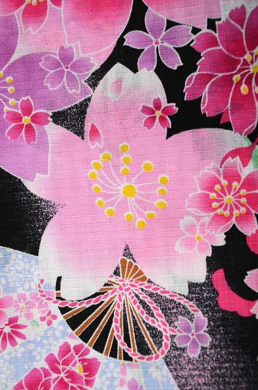 Japanese yukata kimono / D #075