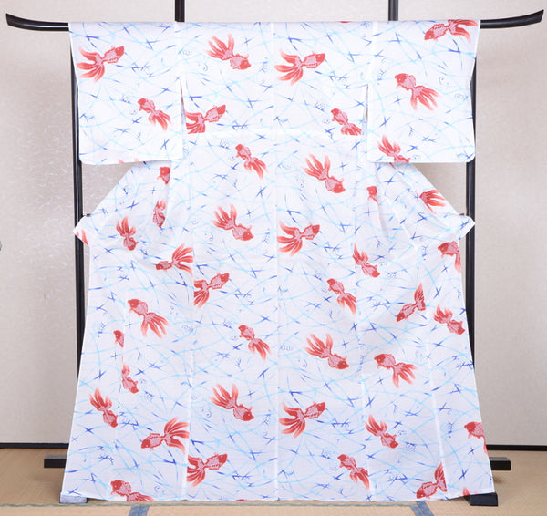 Japanese yukata kimono / D #078