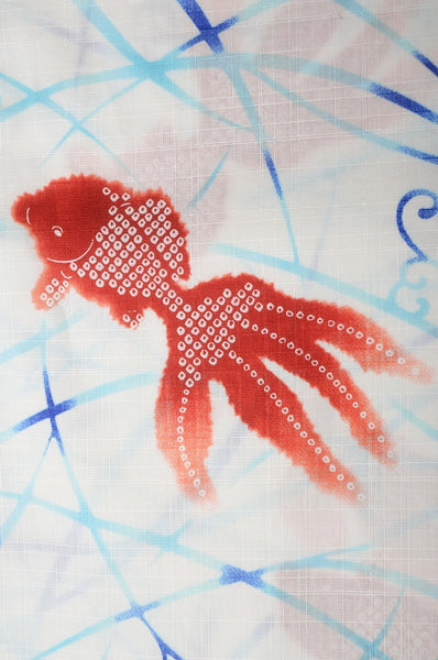 Japanese yukata kimono / D #078